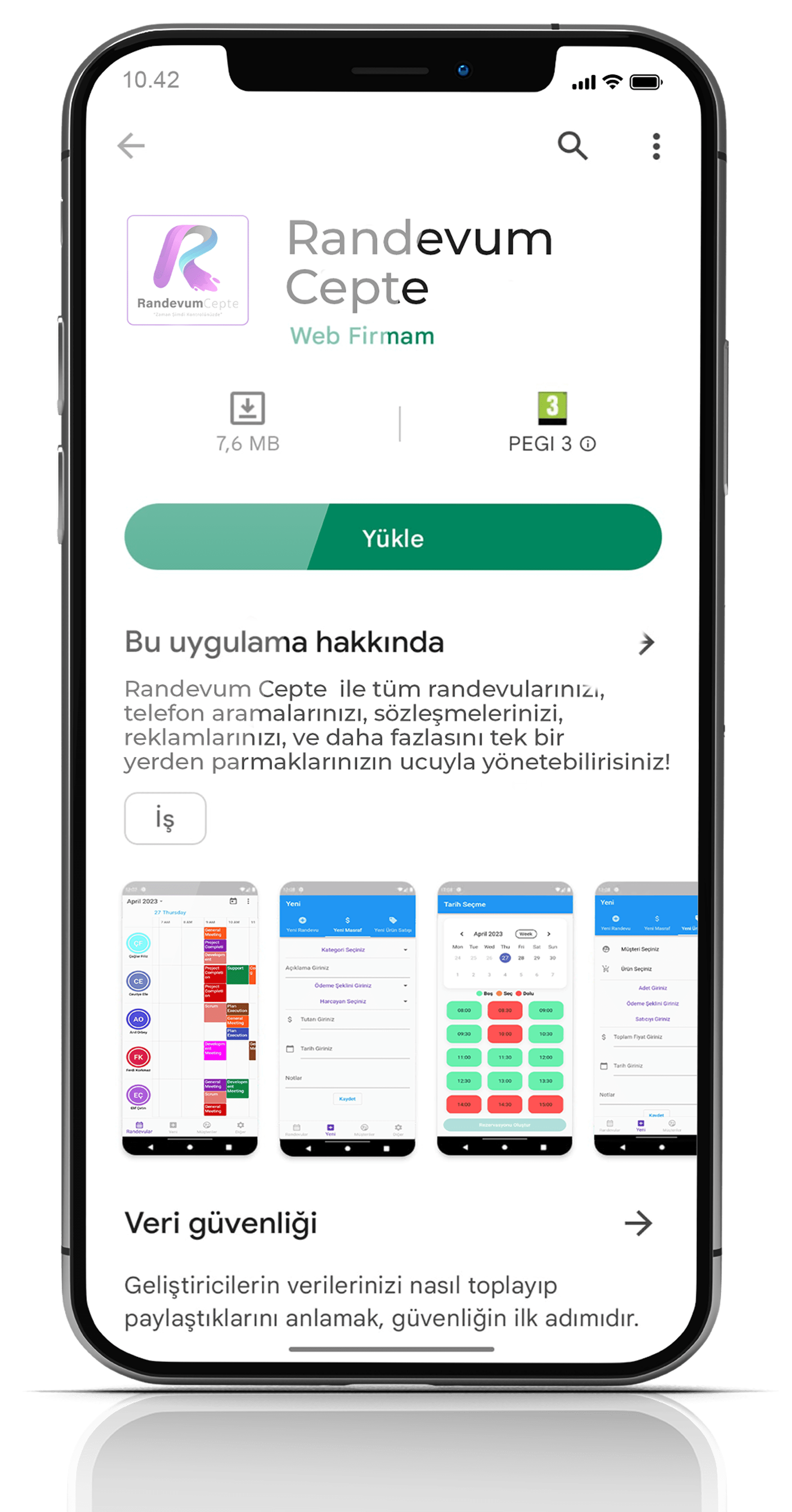 Randevum Cepte Uygulama